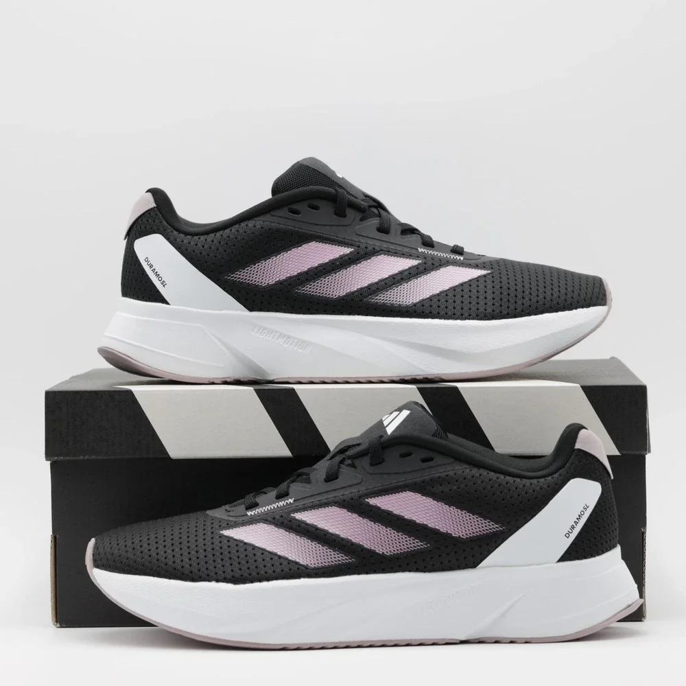 Adidas Women's Duramo SL Trainers Size 9 Running Shoes Black Lightweight Cushion